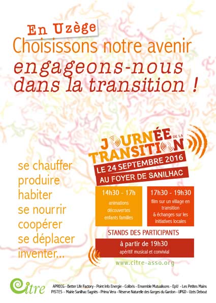 Journée de la transition en Uzège Pont du Gard