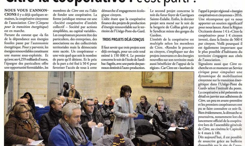 Citre-la coopérative : c’est parti ! Citre-la coopérative : c’est parti !