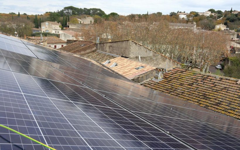 Inauguration du toit solaire de la Maison du Grand site du Gardon