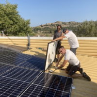 Théziers : fin de la pose des panneaux