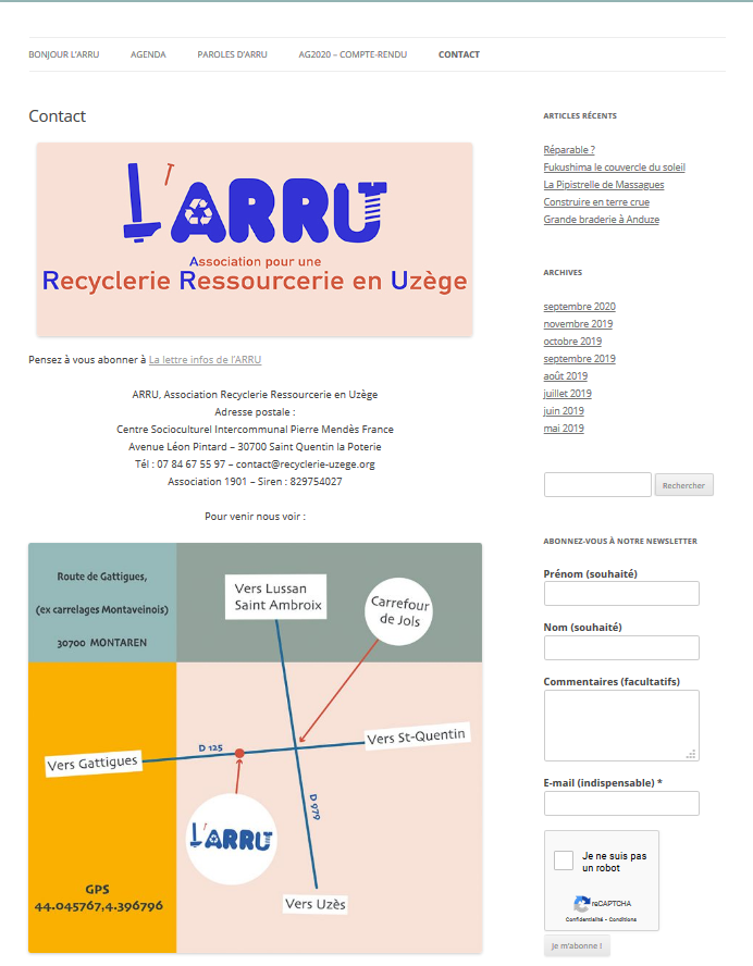 ARRU – Recyclerie-Ressourcerie en Uzège